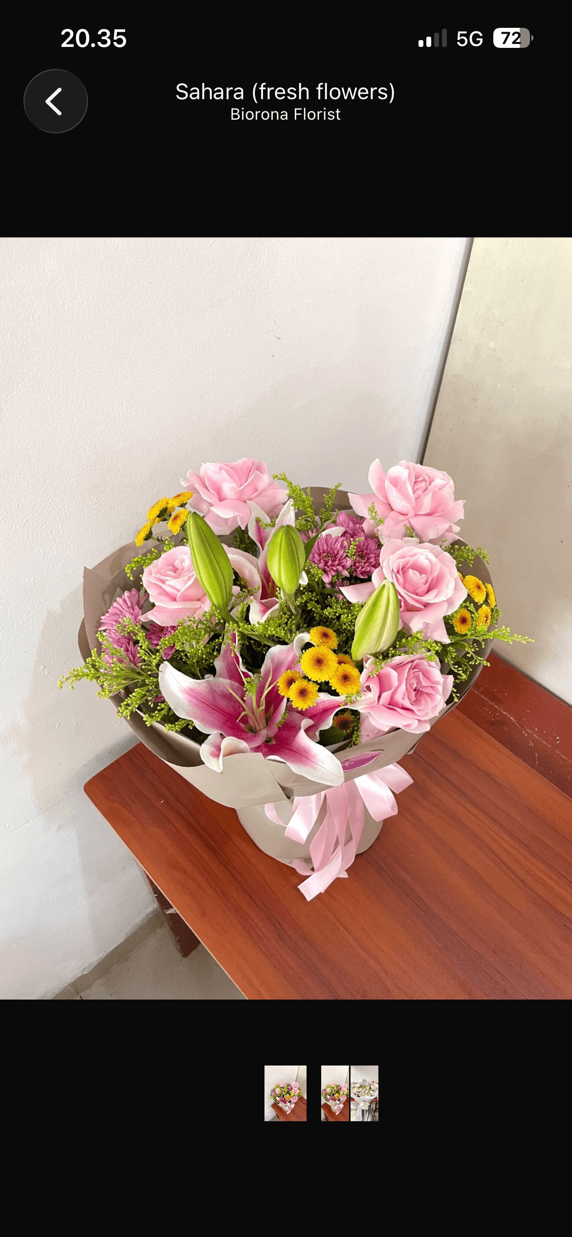 Gardenia Romance Lily Sahara dari Biorona Florist
